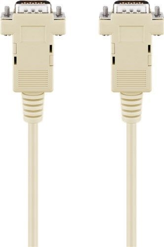 Goobay 50549 D-SUB 9 pin Anschlusskabel, Stecker/Stecker, seriell 1:1 VPE Cable Tag Mindestbestellmenge 1
