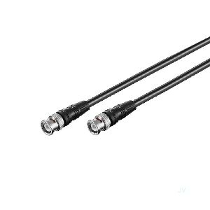 Goobay 71433 Verbindungskabel BNC (RG58), geschirmt Kabellänge: 0.5 m