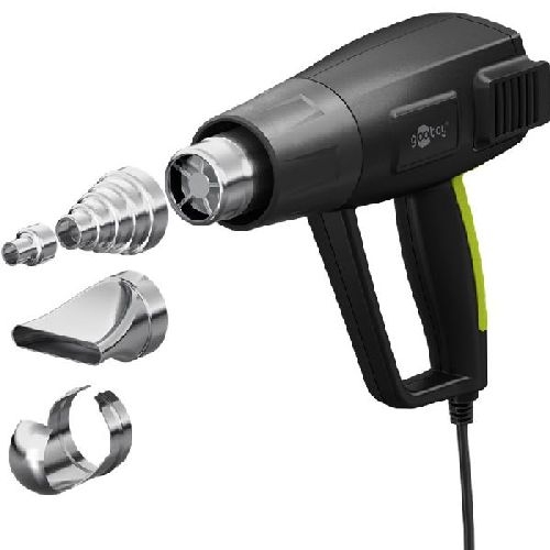 Goobay Tools 77823 Heißluftpistole Premium, 1500 W VPE Retail Box Mindestbestellmenge 1