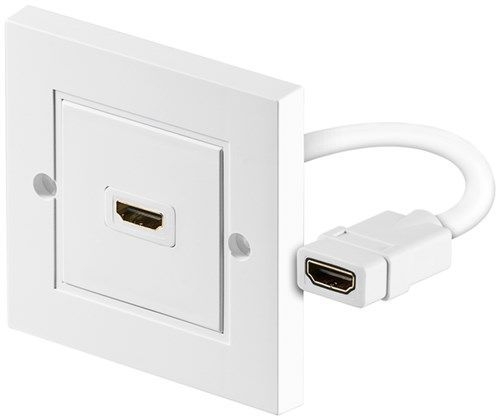 Goobay 51722 HDMI™-Wanddose VPE Bulk Mindestbestellmenge 1