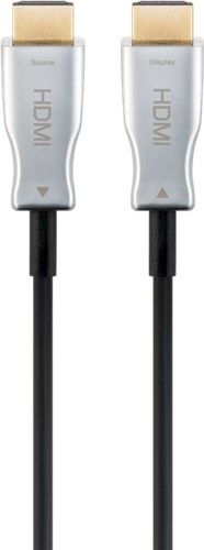Goobay 59811 Optisches Hybrid High-Speed-HDMI™-Kabel mit Ethernet (AOC) (4K@60Hz) Kabellänge: 80 m