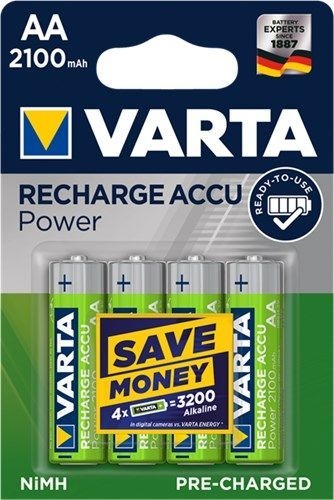 Varta 43462 AA (Mignon)/HR6 (56706) Akku - 2100 mAh, 4 Stk. im Blister VPE Retail Blister Mindestbestellmenge 1