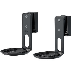 Goobay 71025 Lautsprecher-Wandhalterung Modern Era 1 Flex, schwarz