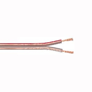 Goobay 15119 Lautsprecherkabel transparent CU Kabellänge: 25 m