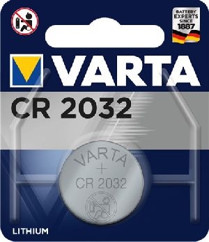 Varta 48059 CR2032 (6032) Batterie, 1 Stk. im Blister VPE Retail Blister Mindestbestellmenge 10