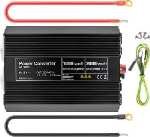 Goobay 58890 Kfz-Spannungswandler DC/AC (12 V - 230 V/1000 W) VPE Retail Box Mindestbestellmenge 1