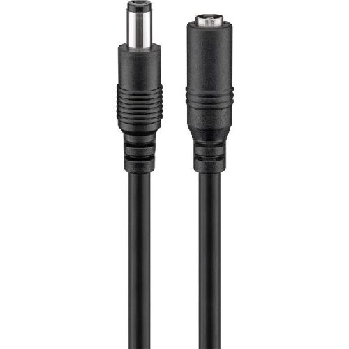 Goobay 76671 DC-Verlängerungskabel, 5 m, schwarz VPE Cable Tag Mindestbestellmenge 1