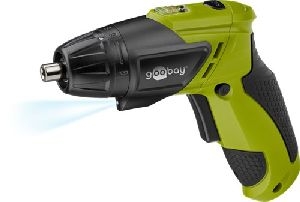 Goobay 71880 Mini-Akkuschrauber 3,6 V mit LED-Leuchte VPE Retail Box Mindestbestellmenge 1
