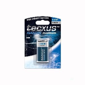 Tecxus 23639 6LR61/6LP3146/9 V Block Batterie, 1 Stk. im Blister VPE Retail Box Mindestbestellmenge 1