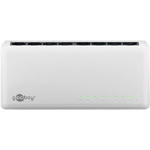Goobay 64564 8-Port Gigabit Ethernet Netzwerk-Switch VPE Retail Box Mindestbestellmenge 1