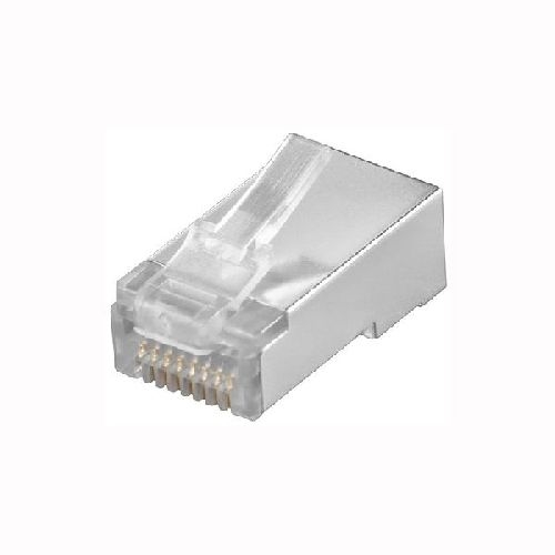 Goobay 15016 RJ45-Stecker, CAT 5e STP geschirmt VPE Bulk Mindestbestellmenge 10