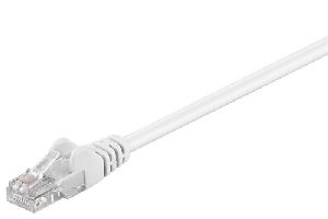 Goobay 68504 CAT 5e Patchkabel, U/UTP, weiß VPE Cable Tag Mindestbestellmenge 1