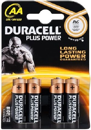 Duracell 49514 LR6/AA (Mignon) (MN1500) Batterie, 4 Stk. Blister :