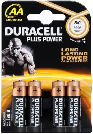 Duracell 49514 LR6/AA (Mignon) (MN1500) Batterie, 4 Stk. Blister