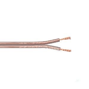 Goobay 67724 Lautsprecherkabel transparent CCA Kabellänge: 25 m
