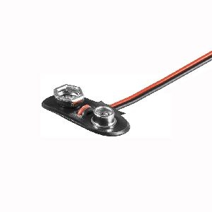 Goobay 11446 1x 9 V Block Batterieclip VPE Bulk Mindestbestellmenge 10