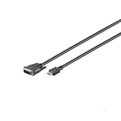 Goobay 50580 DVI-D/HDMI™-Kabel VPE Cable Tag Mindestbestellmenge 1