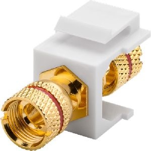 Goobay 79484 Keystone-Modul Lautsprecher Farbversion: Rot