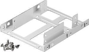 Goobay 95875 2,5 Zoll-Festplatten-Einbaurahmen auf 3,5 Zoll - 2-fach VPE Bulk Mindestbestellmenge 1