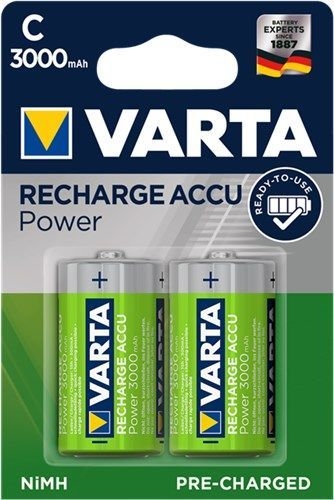 Varta 48271 C (Baby)/HR14 (56714) Akku - 3000 mAh, 2 Stk. im Blister VPE Retail Blister Mindestbestellmenge 1