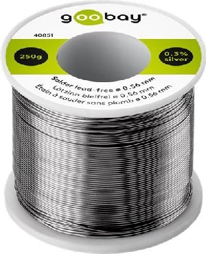 Goobay 40851 Lötzinn bleifrei, ø 0,56 mm, 250 g VPE Bulk Mindestbestellmenge 1