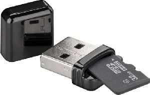Goobay 38656 Kartenlesegerät USB 2.0 VPE Retail Polybag Mindestbestellmenge 1