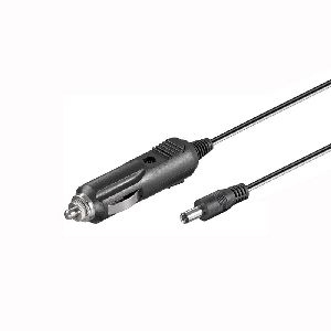 Goobay 12019 KFZ/Auto Zigarettenanzünder Kabel auf DC-Hohlstecker, 12 V, 1,8 m