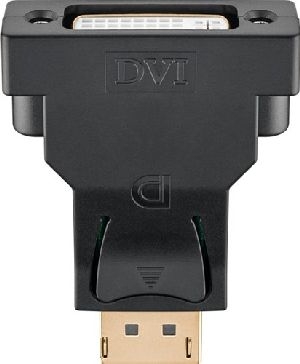 Goobay 51720 DisplayPort™-/DVI-I-Adapter 1.1 Farbversion: Schwarz VPE Bulk Mindestbestellmenge 1