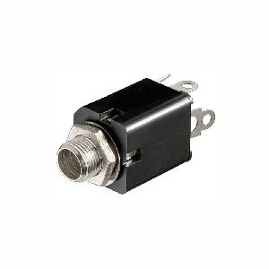 Goobay 11095 Klinkeneinbaubuchse mit Schaltkontakt 6,35mm (mono) VPE Bulk Mindestbestellmenge 10