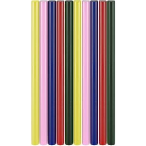 Goobay Tools 77856 Heißklebesticks 11 mm, 5 Farben, 10 Stk. VPE Retail Box Mindestbestellmenge 1