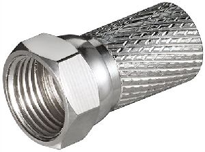 Goobay 51864 Aufdreh-F-Stecker 7,0 mm VPE Bulk Mindestbestellmenge 100