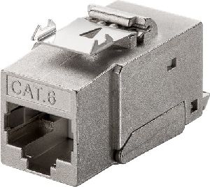 Goobay 90863 Keystone Modul RJ45 CAT 6, STP VPE Bulk Mindestbestellmenge 1