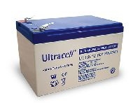 Ultracell 78248 UL Bleiakku 12 V, 12 Ah (UL12-12) - Faston (4,8 mm) Bleiakku, VdS