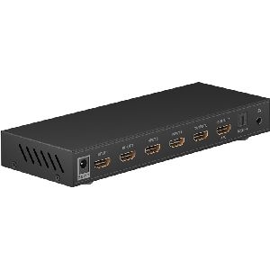 Goobay 58478 Series 1.4 HDMI™-Matrix-Schalter 4 auf 2 (4K @ 30 Hz), Schwarz - zum Umschalten zwische
