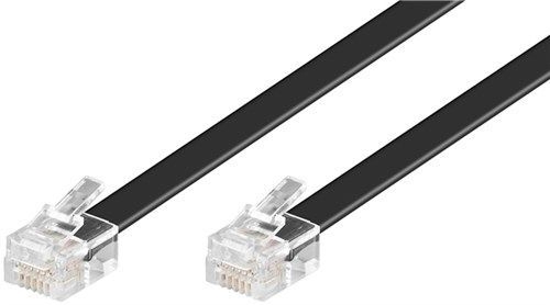 Goobay 50323 Modularkabel/Telefonkabel VPE Bulk Mindestbestellmenge 1
