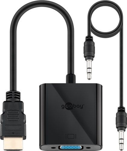 Goobay 68793 HDMI™/VGA-Adapter VPE Bulk Mindestbestellmenge 1