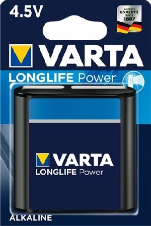 Varta 48086 3LR12/Flat (4912) Batterie, 1 Stk. im Blister VPE Retail Blister Mindestbestellmenge 1