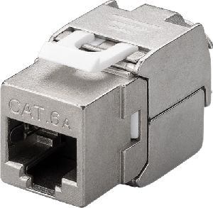 Goobay 90864 Keystone Modul RJ45 CAT 6A, STP VPE Bulk Mindestbestellmenge 1