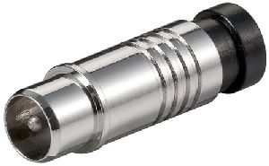 Goobay 67243 Koax-Kompressionsstecker VPE Bulk Mindestbestellmenge 10