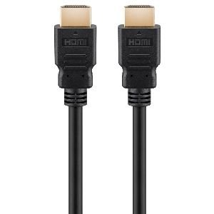 Goobay 58264 Ultra High-Speed HDMI™- Kabel mit Ethernet, zertifiziert (8K@60Hz) Kabellänge: 2 m