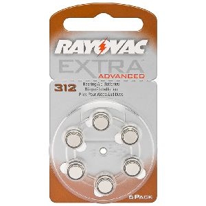 Rayovac 49590 PR41/312A Batterie, 6 Stk. Blister