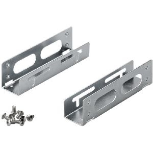 Goobay 73039 3,5 Zoll-Festplatten-Einbaurahmen auf 5,25 Zoll - 1-fach VPE Retail Blister Mindestbestellmenge 1