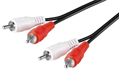 Goobay 50097 Stereo-Verbindungskabel 2x Cinch VPE Cable Tag Mindestbestellmenge 1