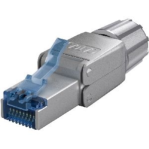 Goobay 65939 CAT 6A feldkonfektionierbarer RJ45-Stecker, STP geschirmt :