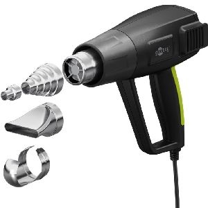 Goobay Tools 77823 Heißluftpistole Premium, 1500 W VPE Retail Box Mindestbestellmenge 1
