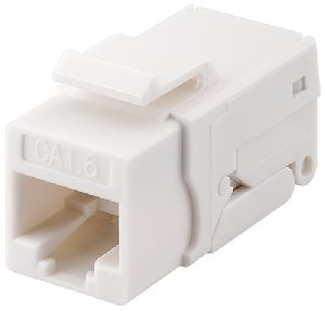 Goobay 95742 Keystone Modul RJ45 CAT 6, UTP, 250 MHz VPE Bulk Mindestbestellmenge 1