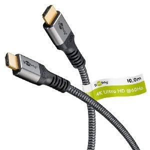 Goobay 64997 High-Speed-HDMI™-Kabel mit Ethernet (4K@60Hz) Kabellänge: 10 m