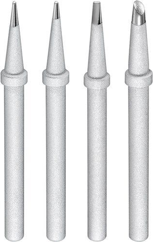 Goobay 51092 Ersatzlötspitzenset für Lötstation AP2, 4 verschiedene Spitzen VPE Retail Box Mindestbestellmenge 1
