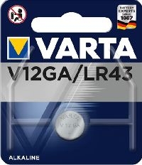 Varta 48044 Professional Electronics LR43 (4278) - Alkali-Mangan-Knopfzelle, 1,5 V