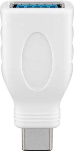 Goobay 66262 USB-Adapter USB-C™ auf USB-A, OTG, weiß VPE Bulk Mindestbestellmenge 1